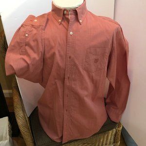 Chaps  Red button down shirt   XL